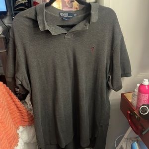 Gray polo by Ralph Lauren custom fit XXL men’s collar shirt
